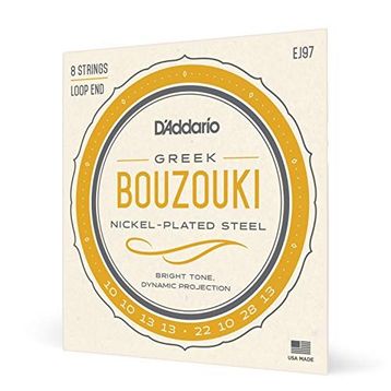 D'addario EJ97 8'li Takım Nıckelplated Steel Wo Buzuki Tel Seti
