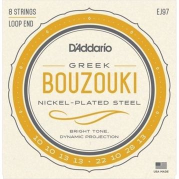 D'addario EJ97 8'li Takım Nıckelplated Steel Wo Buzuki Tel Seti