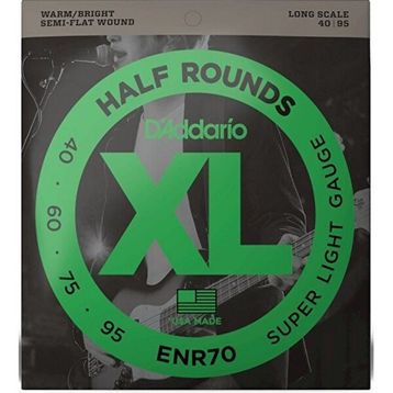 D'addario ENR70 Half Round Bass Regular Light Bas Gitar Tel Seti