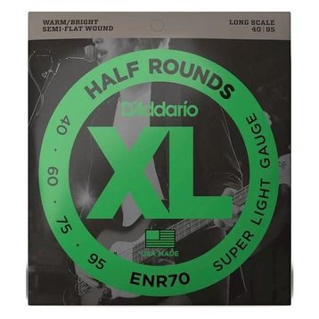 D'addario ENR70 Half Round Bass Regular Light Bas Gitar Tel Seti