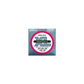 D'addario EPS1705 Prosteel 45130 5 Telli Bas Tel Set