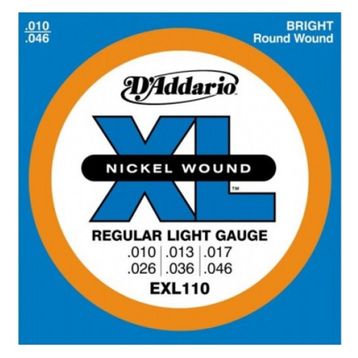 D'addario EXL110 Regular Light 010 Elektro Tel Set