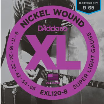 D'addario EXL120-8 Telli Elektro Gitar Teli