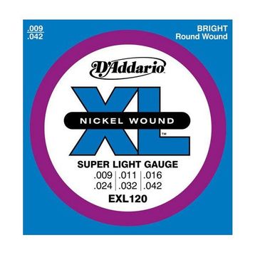 D'addario EXL120 Elektro Gitar Teli