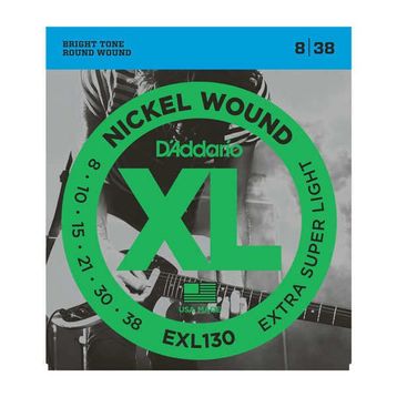D'addario EXL130 Extrasuper Light 008 Elektro Tel Set