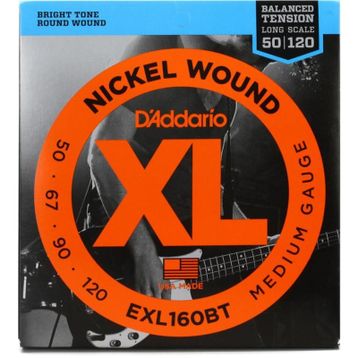 D'addario EXL160BT Bass Gitar Tel Seti