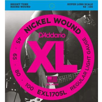 D'addario EXL170SL Bas Tel Set