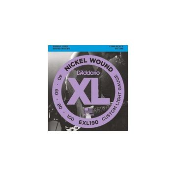 D'addario EXL190 Nikel Wound Bas Tel Set