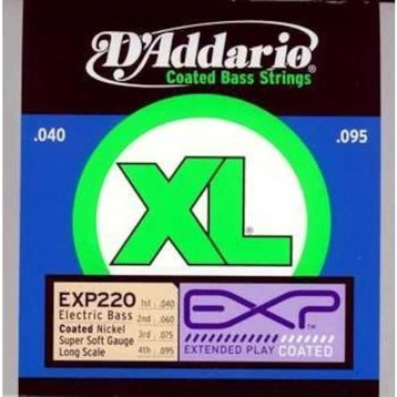 D'addario EXP220 Bass Gitar Tel Seti