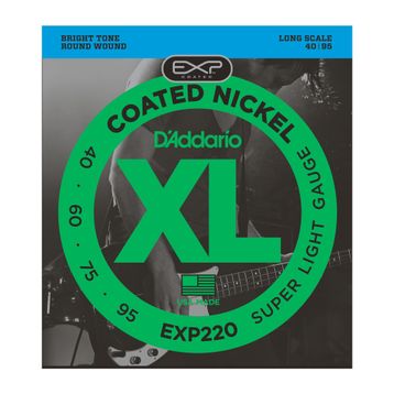 D'addario EXP220 Bass Gitar Tel Seti