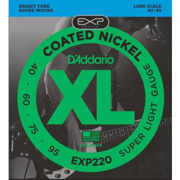 D'addario EXP220 Bass Gitar Tel Seti