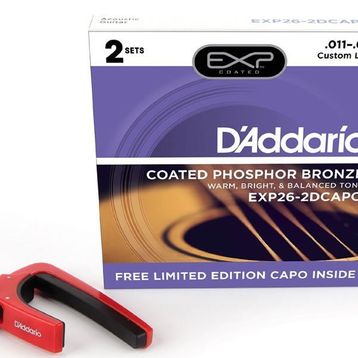 D'addario EXP262DCAPO Akustik Gitar Teli