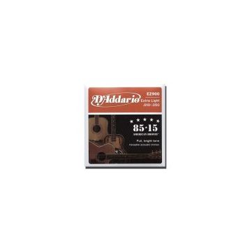 D'addario EZ900 Extra Light 010 Akustik Tel Set
