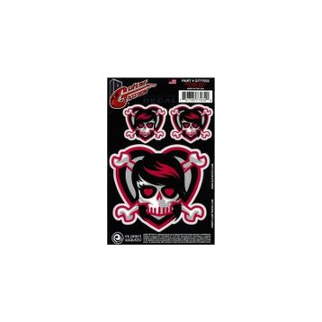 D'addario GT77032 Emo Gırl Skull Gitar Stickerı