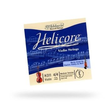 D'addario H311 4-4M E Mi Helicore Tek Keman Teli