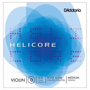 D'addario H313 D Re Helicore 4-4M Tek Keman Teli