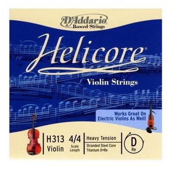 D'addario H313H Helıcore D-RE Scale Keman-Elektro Keman Tek Tel