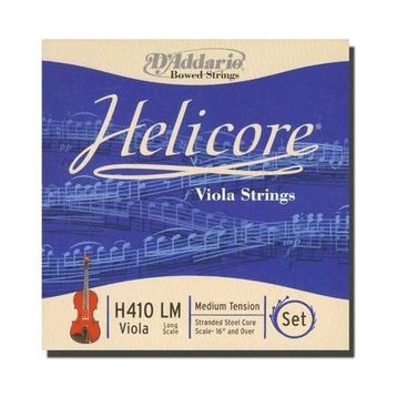 D'addario H410LM Helıcore Long Scale Medıum Tensı Vıola Tel Seti