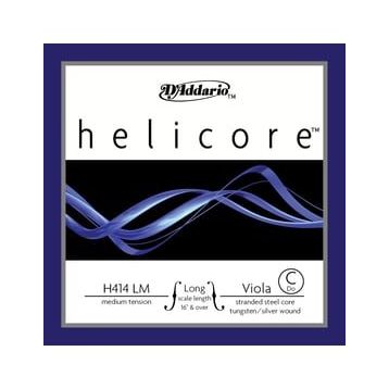 D'addario H414LM Helıcore C-DO Long Scale Medıum Vıola Tek Tel