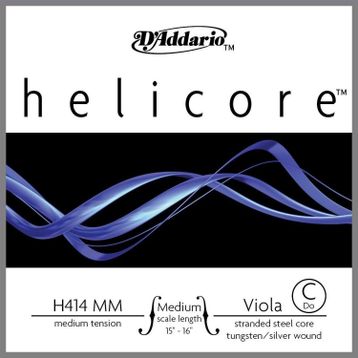 D'addario H414MM Helıcore C-DO Medıum Scale Vıola Tek Tel