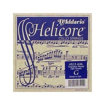 D'addario H513 G Sol Helicore 4-4M Tek Çello Teli