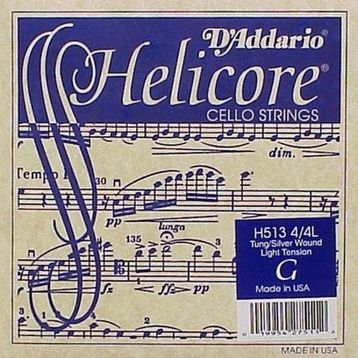 D'addario H513 Helıcore G-Sol Long Scale Medıum Cello Tek Tel