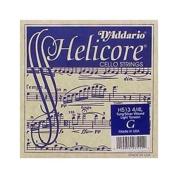 D'addario H513 Helıcore G-Sol Long Scale Medıum Cello Tek Tel