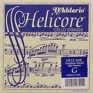 D'addario H513 Helıcore G-Sol Long Scale Medıum Cello Tek Tel