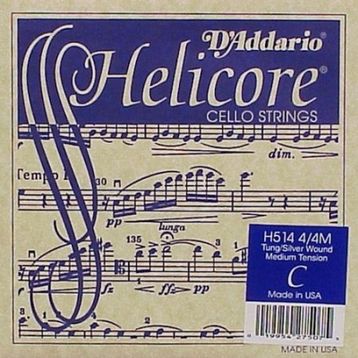 D'addario H514 C Do Helicore 4-4M Tek Çello Teli
