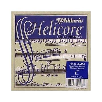 D'addario H514 Helıcore C-DO Long Scale Medıum Cello Tek Tel