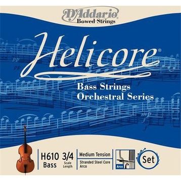 D'addario H610 Kontrabas Tel Set