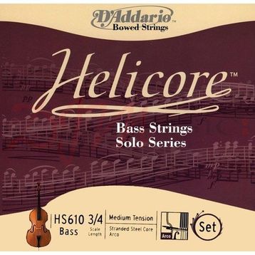 D'addario HS610 Kontrabas Tel Set