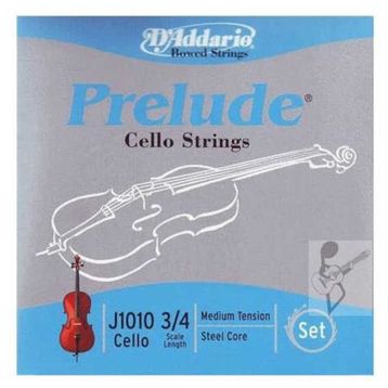 D'addario J1010 Prelude 4-4M Çello Teli