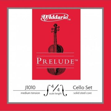 D'addario J101044M-B10 Prelude 10 Setlik Paket 4/4 Scal Cello Tel Seti