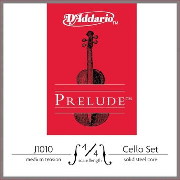 D'addario J101044M-B10 Prelude 10 Setlik Paket 4/4 Scal Cello Tel Seti