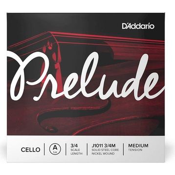 D'addario J1011 3-4 Prelude Medium La Cello Teli