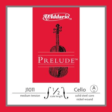 D'addario J1011 Prelude Medium A-La 4-4 Cello Tek Tel