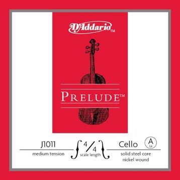 D'addario J1011 Prelude Medium A-La 4-4 Cello Tek Tel