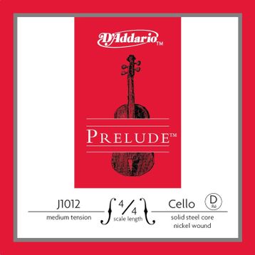 D'addario J1012 Prelude D-RE, 4/4 Scale Medıum TE 4/4M Cello Tek Tel Seti