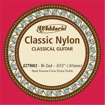 D'addario J2702 Clear Naylon Normal Tension Si Klasik Tek Tel