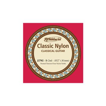D'addario J2702 Clear Naylon Normal Tension Si Klasik Tek Tel