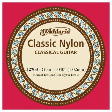 D'addario J2703 Tek Klasik Gitar Teli