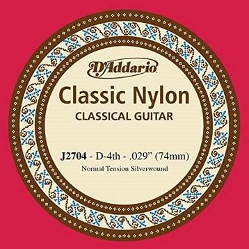 D'addario J2704 Cupper On Nylon Re Klasik Tek Tel