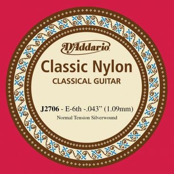 D'addario J2706 Classic Nylon Normal Tension Klasik Gitar Tek Teli