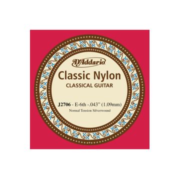 D'addario J2706 Classic Nylon Normal Tension Klasik Gitar Tek Teli