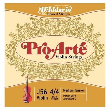 D'addario J56 Pro-Arte Scale 4/4 Medıum Tensıo Keman Tel Seti