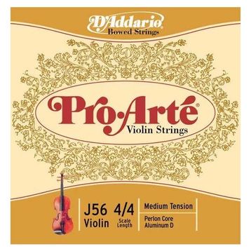 D'addario J56 Pro-Arte Scale 4/4 Medıum Tensıo Keman Tel Seti