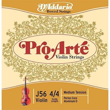 D'addario J56 Pro-Arte Scale 4/4 Medıum Tensıo Keman Tel Seti