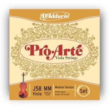 D'addario J58 Keman Tel Set