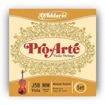 D'addario J58 Keman Tel Set